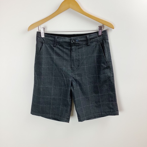 George Other - George Wet Dry Gray Plaid Swim Trunks Shorts
